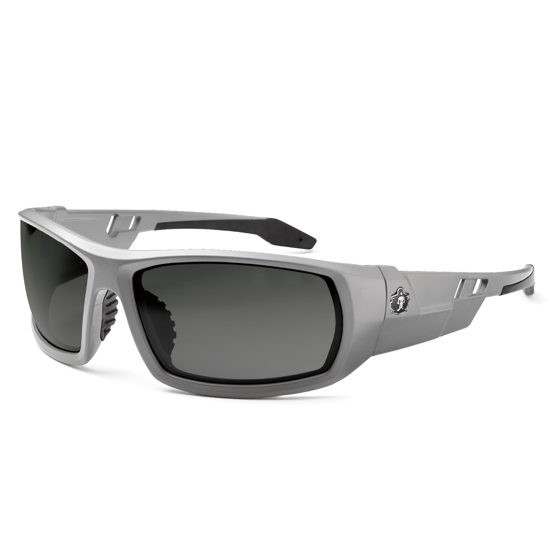 Ergodyne Skullerz ODIN Safety Glasses, Sunglasses - Polarized Lenses - Smoke Lens