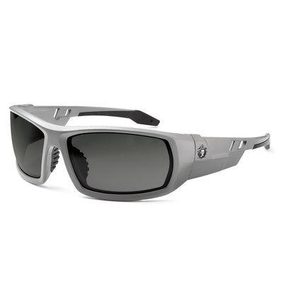 Ergodyne Skullerz ODIN Safety Glasses, Sunglasses - Polarized Lenses - Smoke Lens