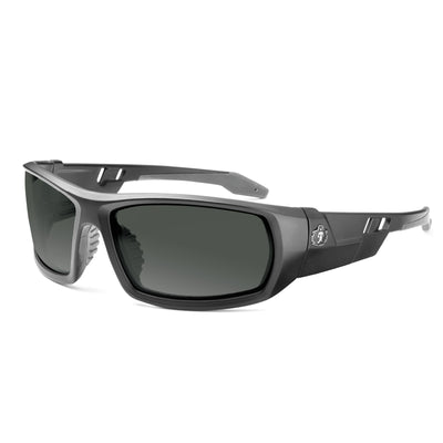 Ergodyne Skullerz ODIN Safety Glasses, Sunglasses - Polarized Lenses - Smoke Lens