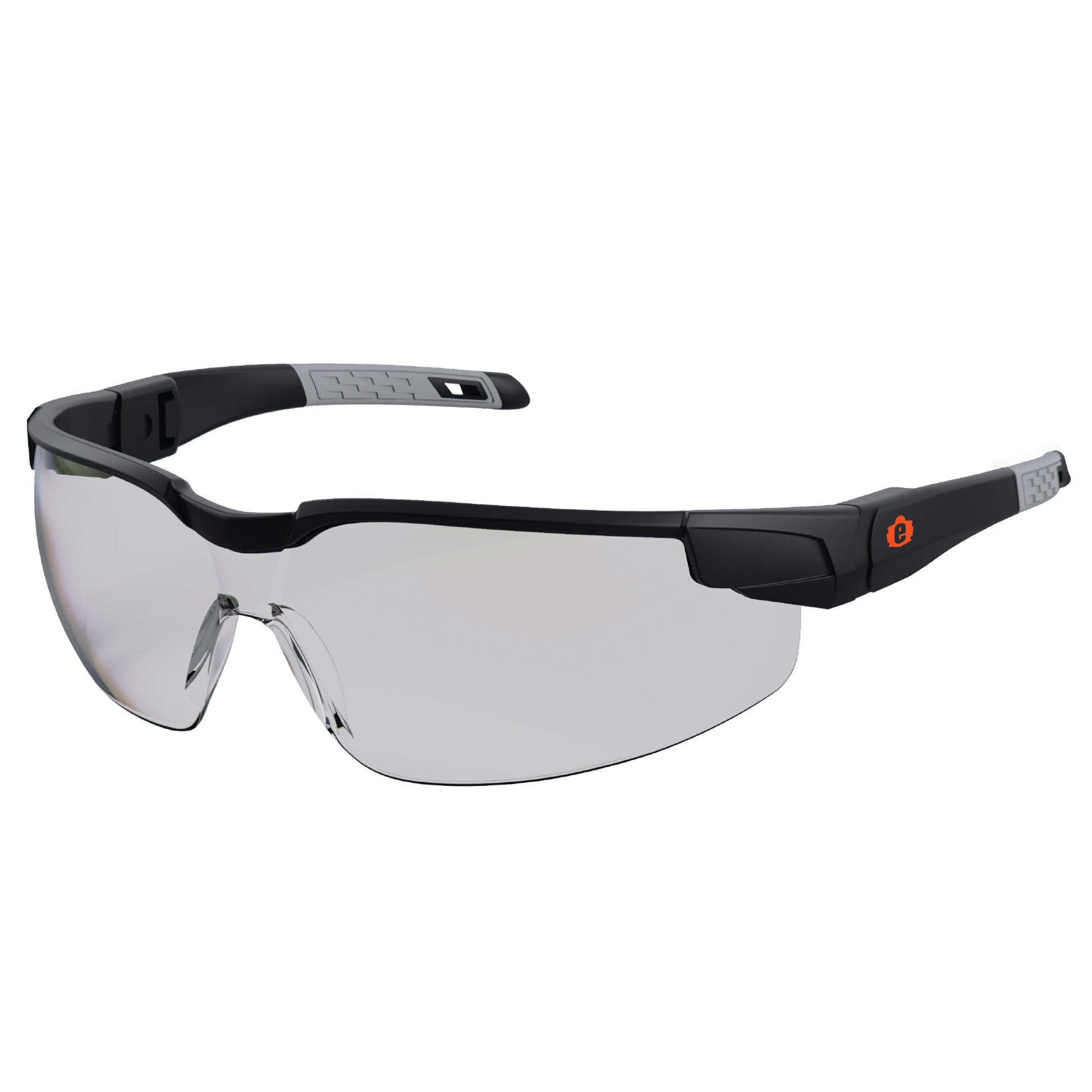 Ergodyne Skullerz DELLENGER Safety Glasses, Sunglasses - Adjustable Temples - Matte Black Frame