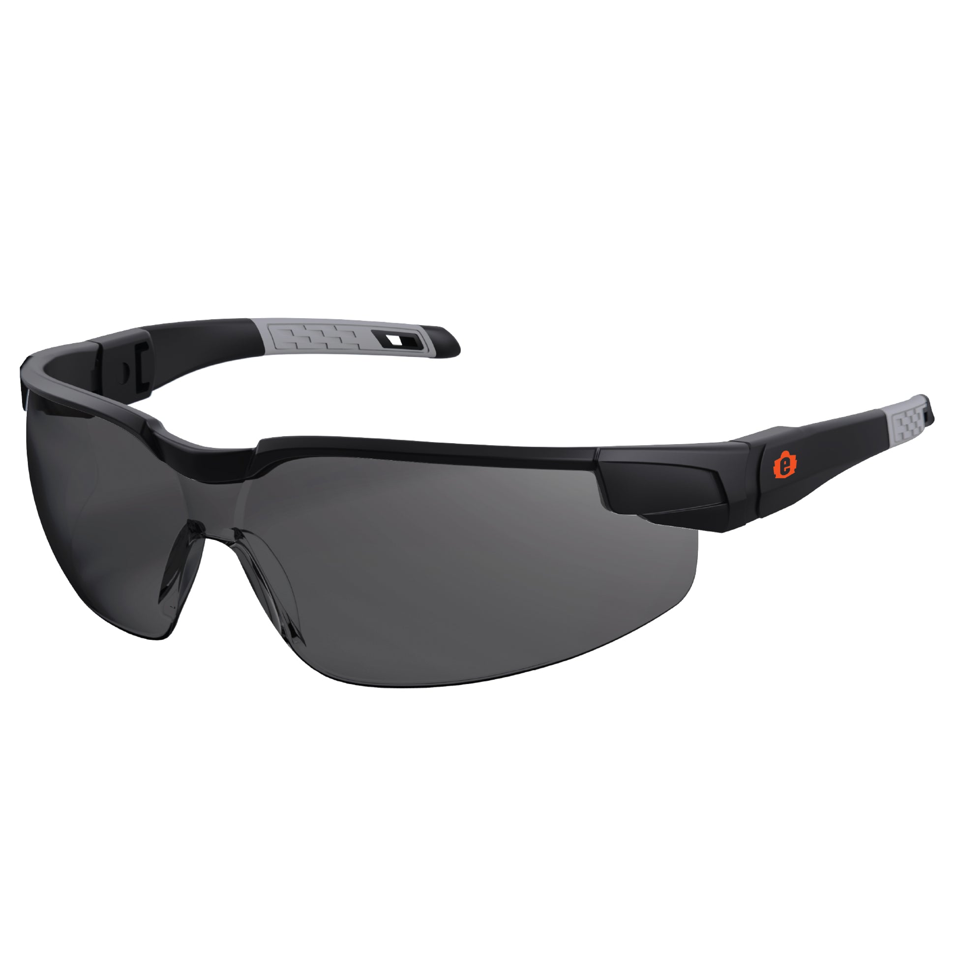 Ergodyne Skullerz DELLENGER Anti-Fog Safety Glasses, Sunglasses - Adjustable Temples - Matte Black Frame