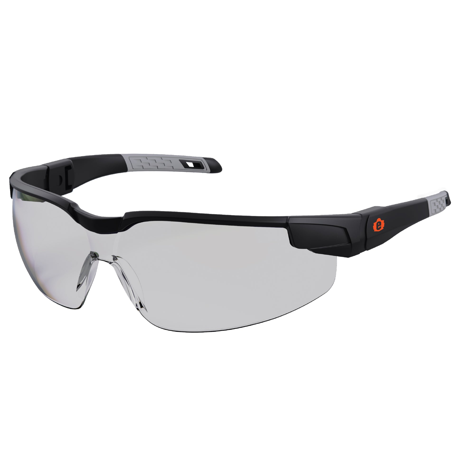 Ergodyne Skullerz DELLENGER Anti-Fog Safety Glasses, Sunglasses - Adjustable Temples - Matte Black Frame