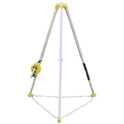 French Creek 7' Tripod & 50' Galvanized Rescue Lifeline - S50G-7