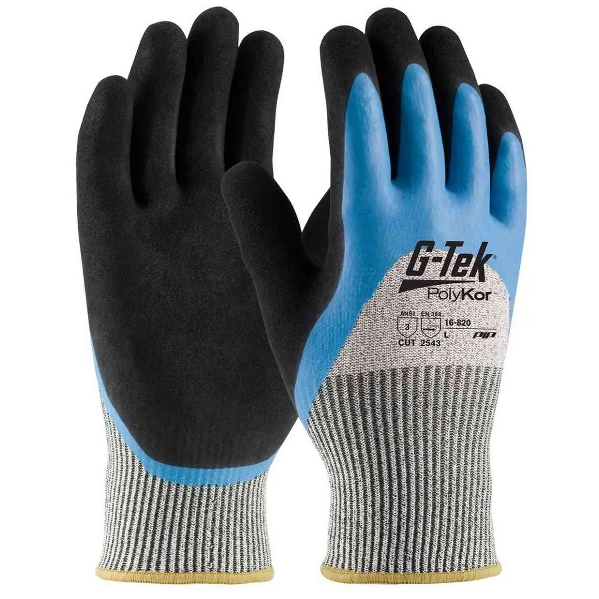 PIP G-Tek PolyKor 3/4 Dip Winter Glove 16-820 Cut Level A4 - Pair