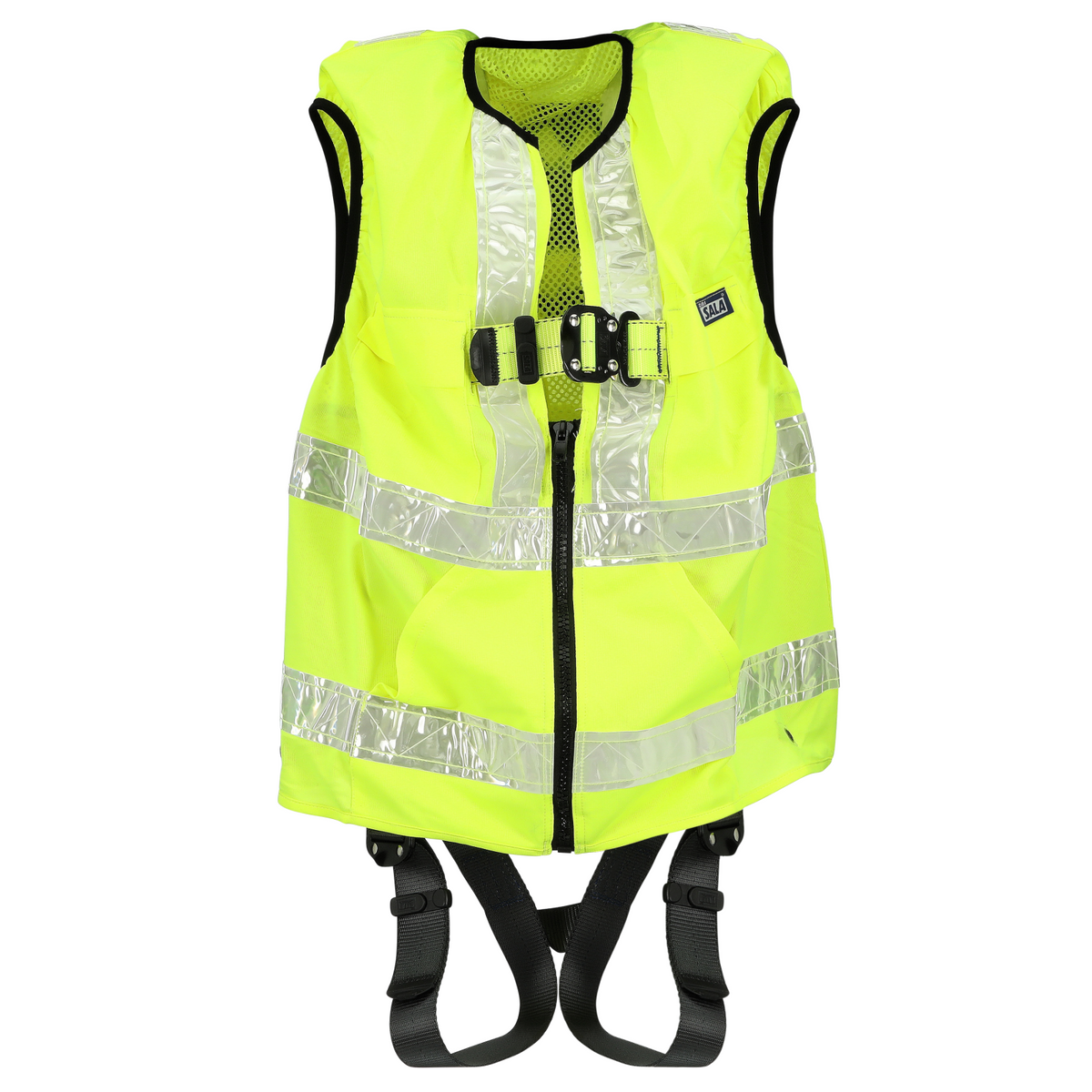 3M DBI-SALA ExoFit X50 Hi-Vis Reflective Workvest Yellow Safety Harness w/ QC Chest - QC Legs