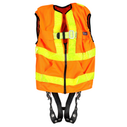 3M DBI-SALA ExoFit X50 Hi-Vis Reflective Workvest Orange Safety Harness w/ QC Chest - TB Legs