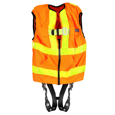 3M DBI-SALA ExoFit X50 Hi-Vis Reflective Workvest Orange Safety Harness w/ QC Chest - TB Legs
