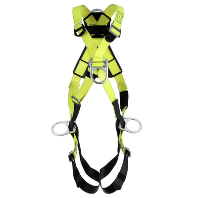 3M DBI-SALA ExoFit X50 Coated Cross-Over Web Climbing /Positioning Safety Harness w/ SS PT Chest - SS PT Legs