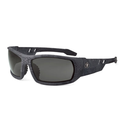 Ergodyne Skullerz ODIN Safety Glasses, Sunglasses - Polarized Lenses - Kryptek Typhon Frame