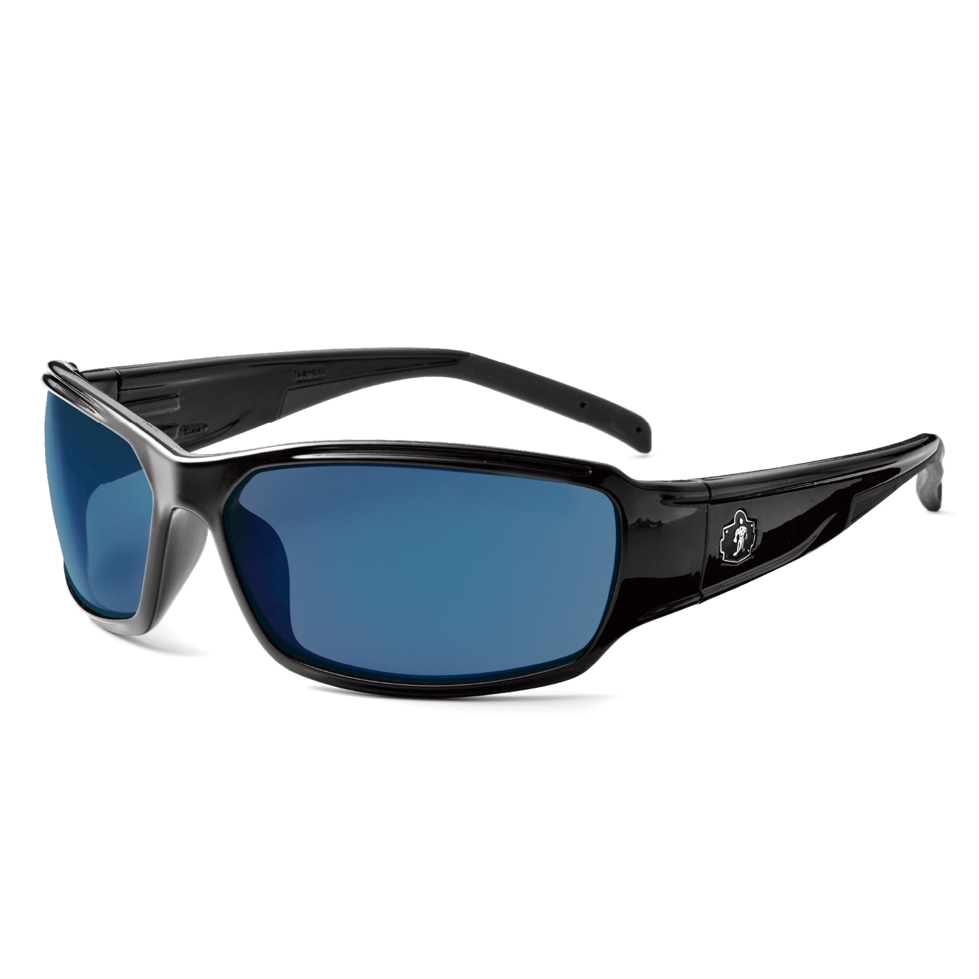 Ergodyne Skullerz THOR Safety Glasses, Sunglasses - Black Frame