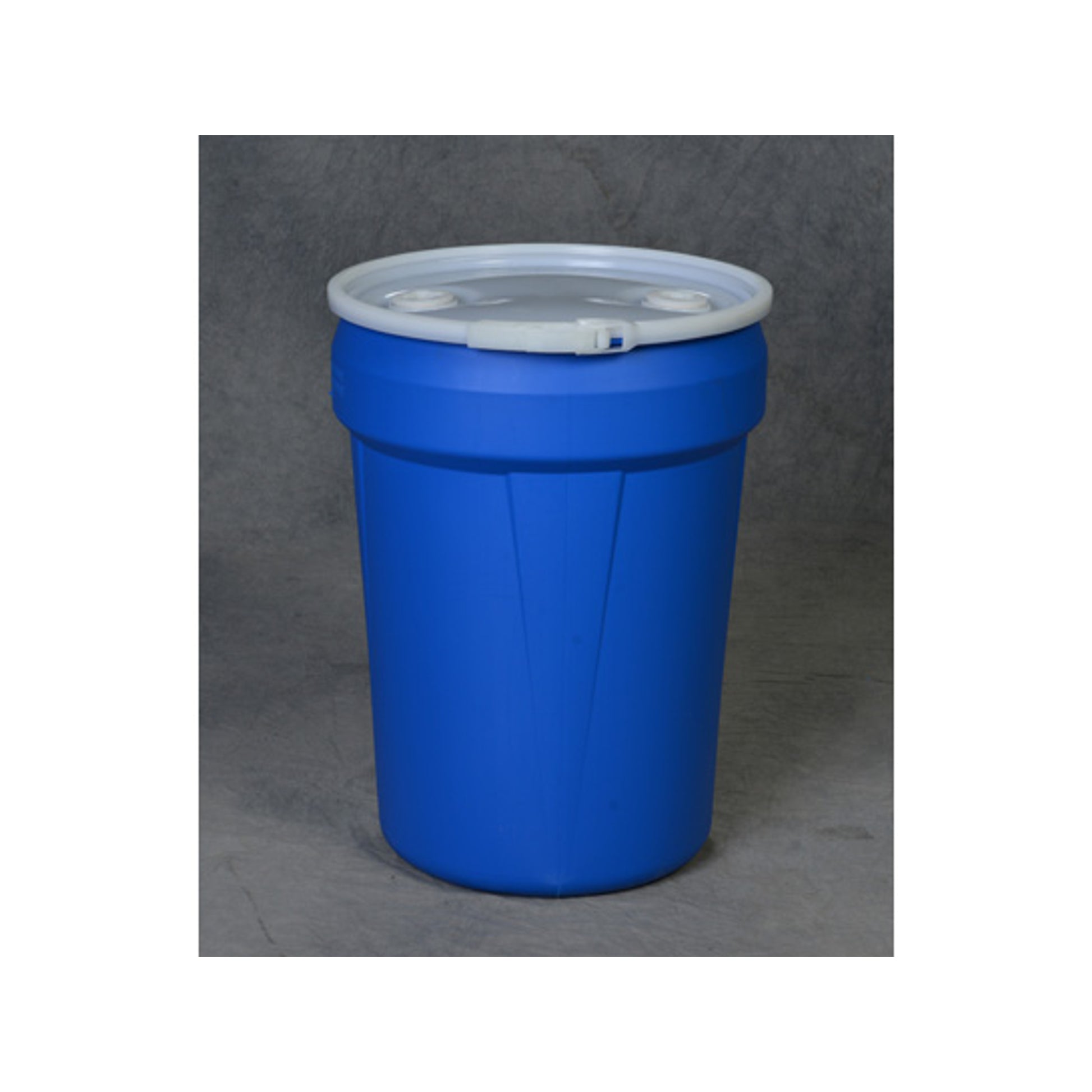 Eagle Lab Pack Open Head Poly Drum - 30 Gallon - Plastic Lever-Lock - Blue - 1601B