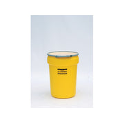Eagle Salvage Poly Drum - 30 Gallon - Metal Lever-Lock - Yellow - 1602