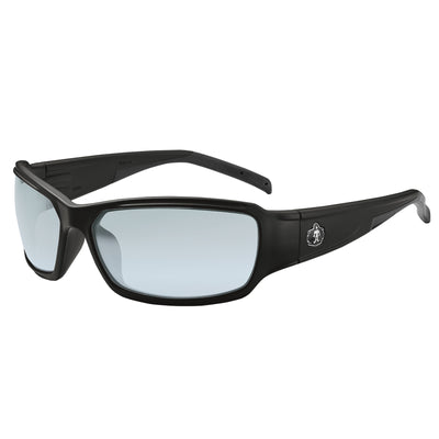 Ergodyne Skullerz THOR Anti-Scratch & Enhanced Anti-Fog Safety Glasses, Sunglasses - Matte Black Frame