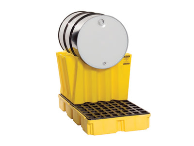 Justrite Horizontal Drum Stacking System - Cradle - Yellow - 1605