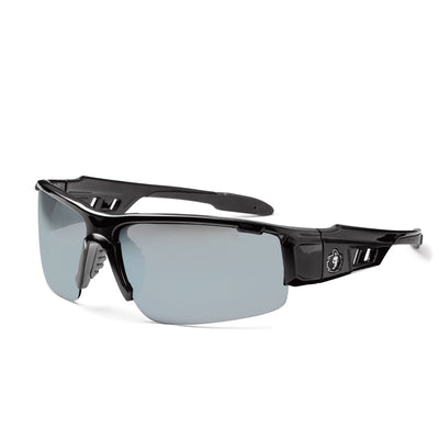 Ergodyne Skullerz DAGR Safety Glasses, Sunglasses - Black Frame