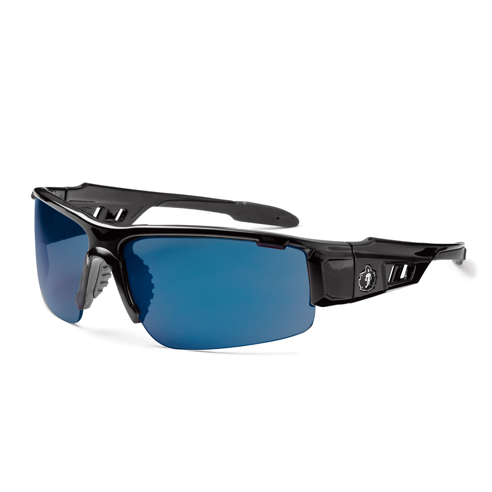 Ergodyne Skullerz DAGR Safety Glasses, Sunglasses - Black Frame