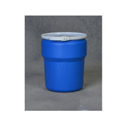 Eagle Lab Pack Open Head Poly Drum - 10 Gallon - Plastic Lever-Lock - Blue - 1609B