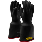 NOVAX Insulating Gloves Class 2 Rubber Glove w/Bell Cuff - 14" - Black - 12/PR - 161-2-14