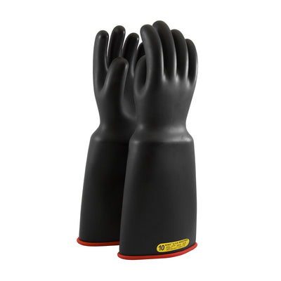 NOVAX Insulating Gloves Class 2 Rubber Glove w/Bell Cuff - 18" - Black - 1/PR - 161-2-18