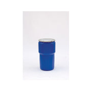 Eagle Lab Pack Open Head Poly Drum - 14 Gallon - Metal Lever-Lock - 1x2" 1x3/4" Bung Holes - Blue - 1610MBBG1