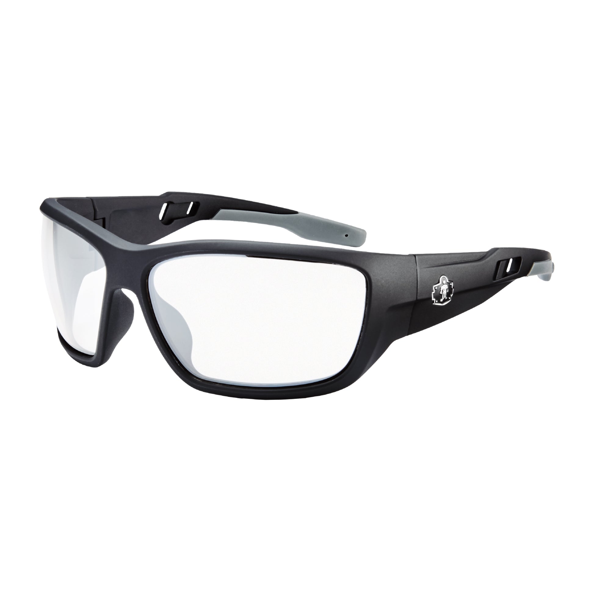 Ergodyne Skullerz BALDR Safety Glasses, Sunglasses - Black Frame