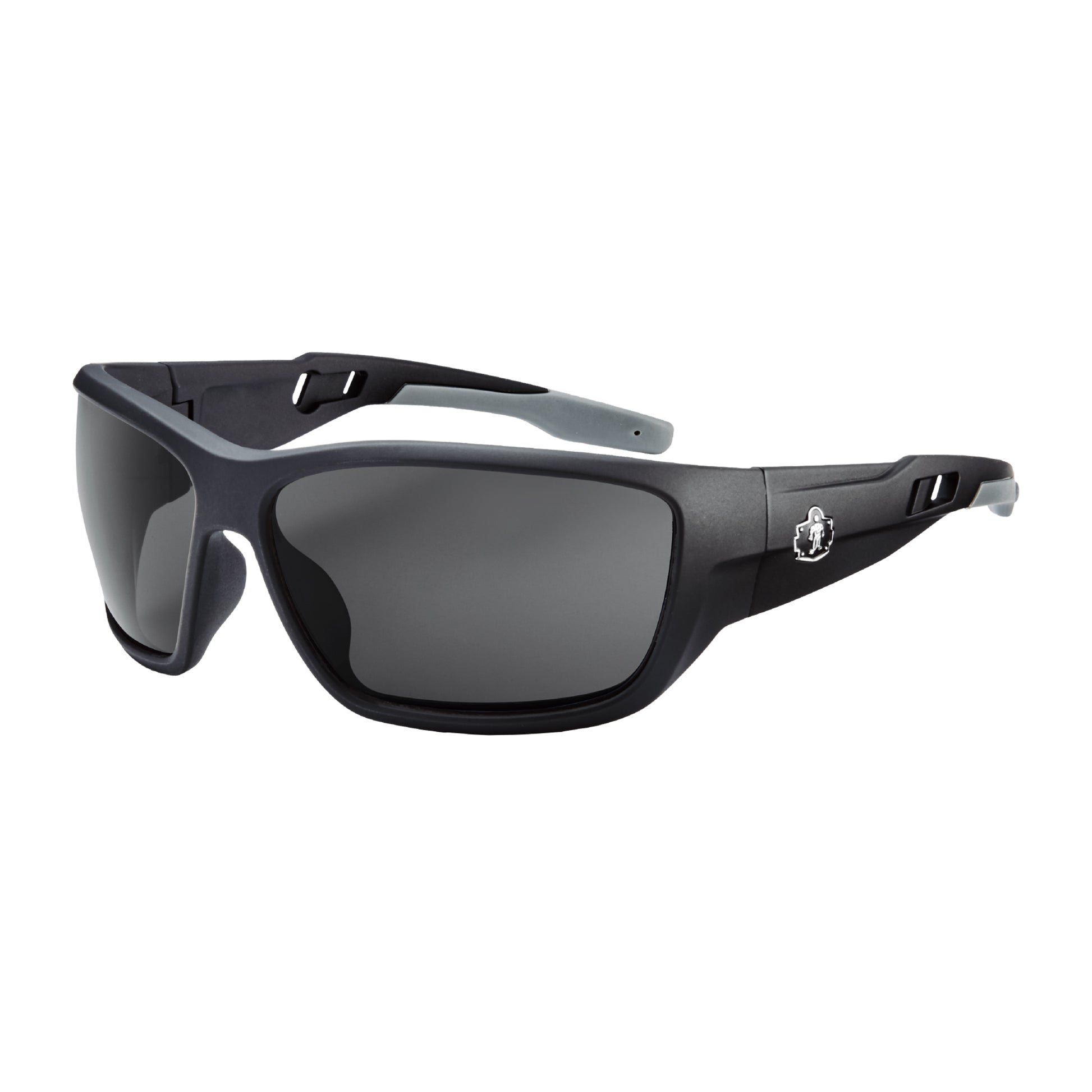 Ergodyne Skullerz BALDR Safety Glasses, Sunglasses - Black Frame