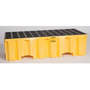Eagle 2 Drum Pallet - With Drain - Yellow - 1620