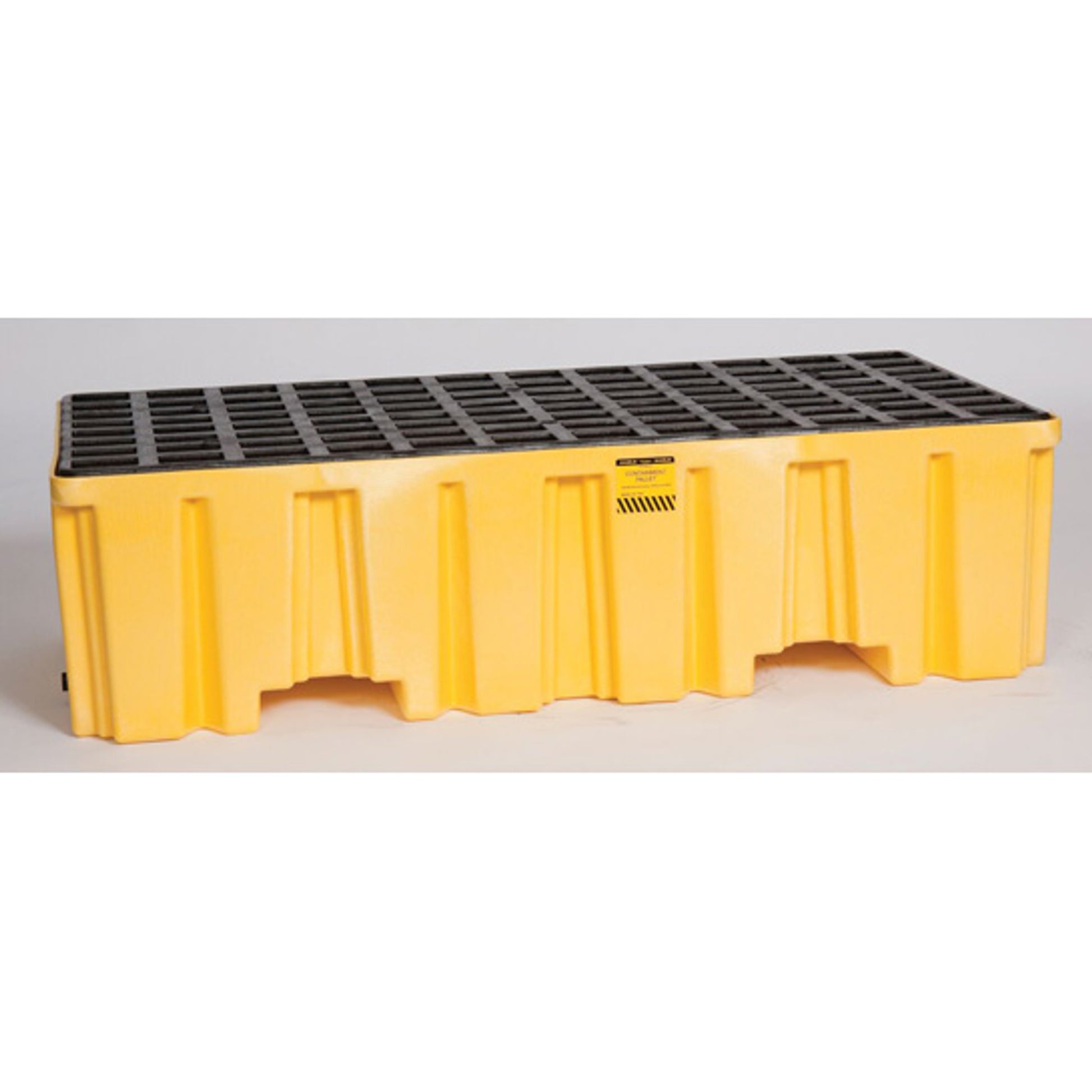 Eagle 2 Drum Pallet - With Drain - Yellow - 1620