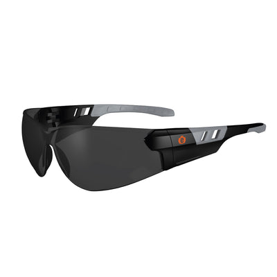 Ergodyne Skullerz SAGA Frameless Safety Glasses, Sunglasses - Matte Black Frame