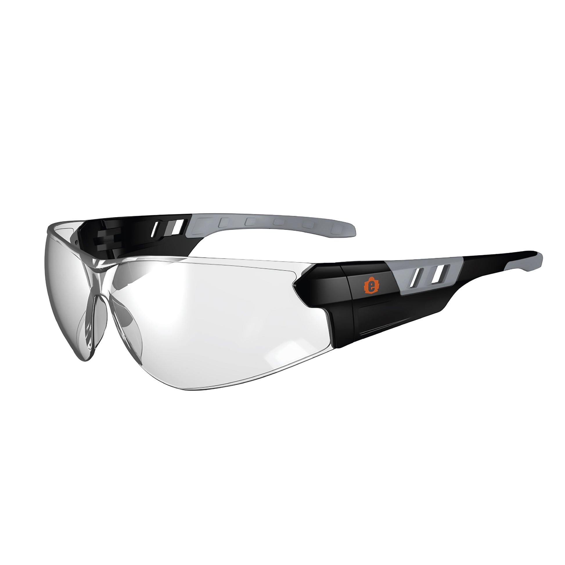 Ergodyne Skullerz SAGA Frameless Safety Glasses, Sunglasses - Matte Black Frame