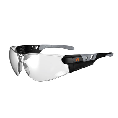 Ergodyne Skullerz SAGA Frameless Safety Glasses, Sunglasses - Matte Black Frame