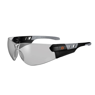 Ergodyne Skullerz SAGA Anti-Scratch & Enhanced Anti-Fog Safety Glasses, Sunglasses - Matte Black Frame