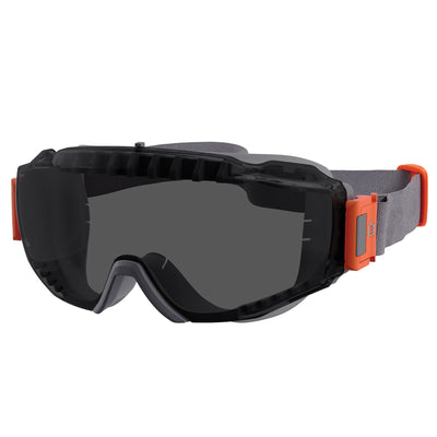 Ergodyne Skullerz MODI OTG Anti-Scratch & Enhanced Anti-Fog Safety Goggles with Neoprene Strap