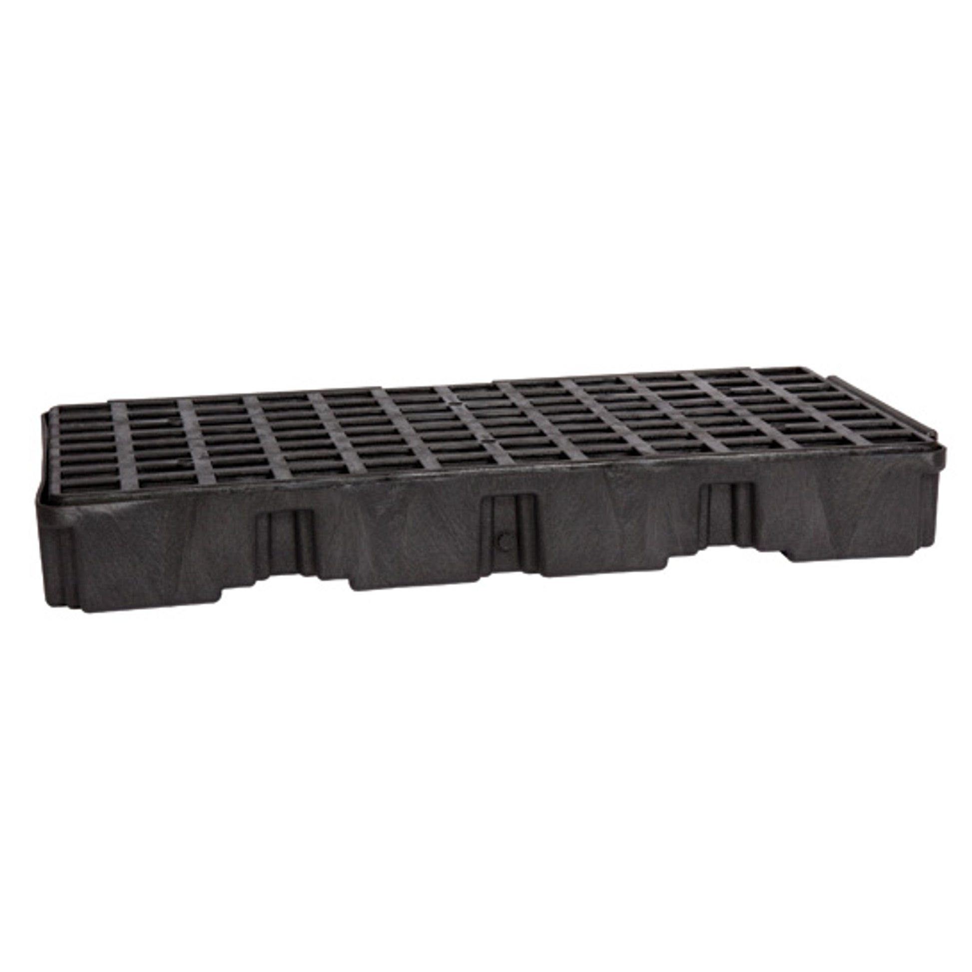 Eagle Modular Spill Platforms - 2 Drum - With Drain - Black - 1632BD