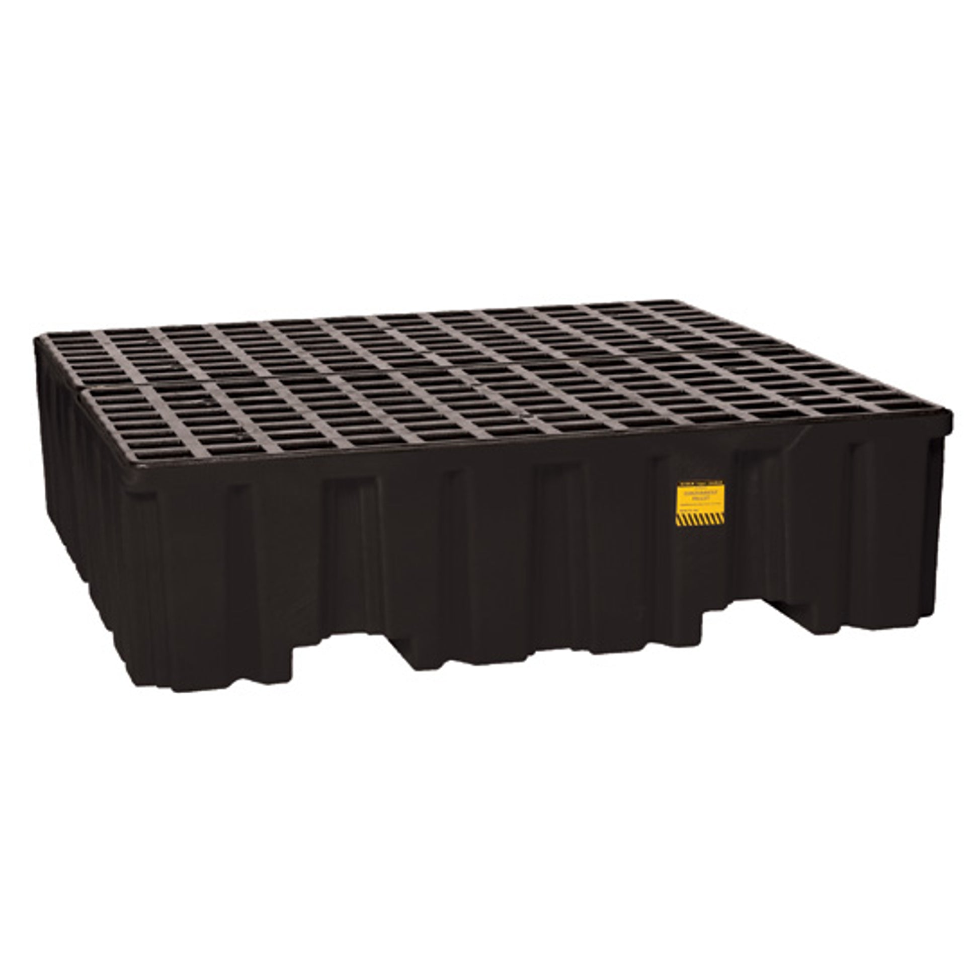 Eagle 4 Drum Pallet - Without Drain - Black - 1640BND