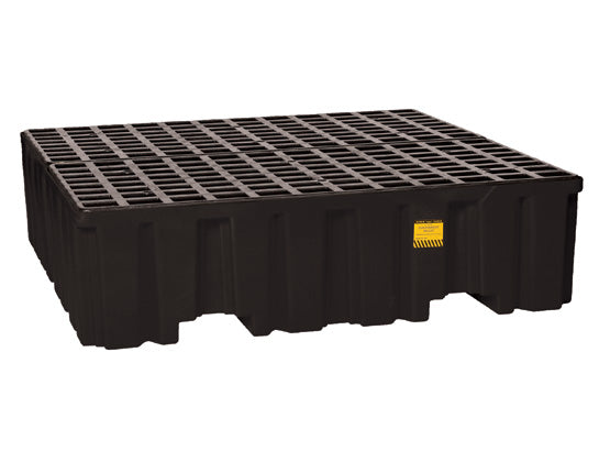 Eagle 4 Drum Pallet - Without Drain - Black - 1640BND