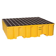 Eagle 4 Drum Pallet - Without Drain - Yellow - 1640ND