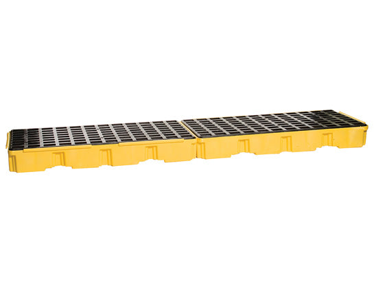 Eagle Modular Spill Platforms - 4 Drum In-Line Platform - Without Drain - Yellow - 1647
