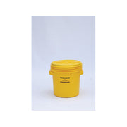 Eagle Lab Pack Poly Drum - 20 Gallon - Screw-on Lid - Yellow - 1650