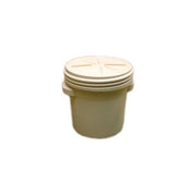 Eagle Lab Pack Poly Drum - 20 Gallon - Screw-on Lid - Beige - 1650BEI