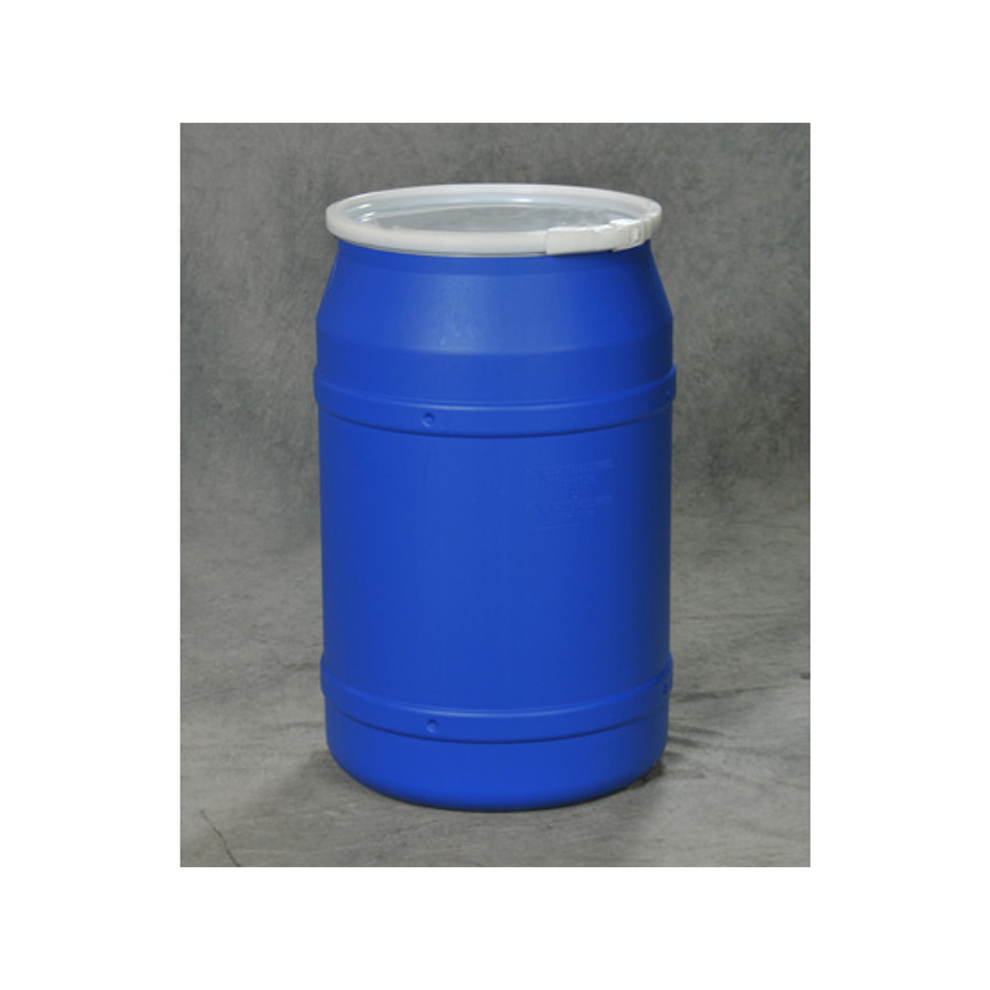 Eagle Lab Pack Open Head Poly Drum - 55 Gallon - Plastic Lever-Lock - Blue - 1656B