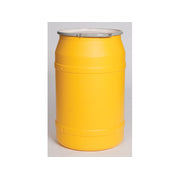 Eagle Lab Pack Open Head Poly Drum - 55 Gallon - Metal Lever-Lock - Yellow - 1656M