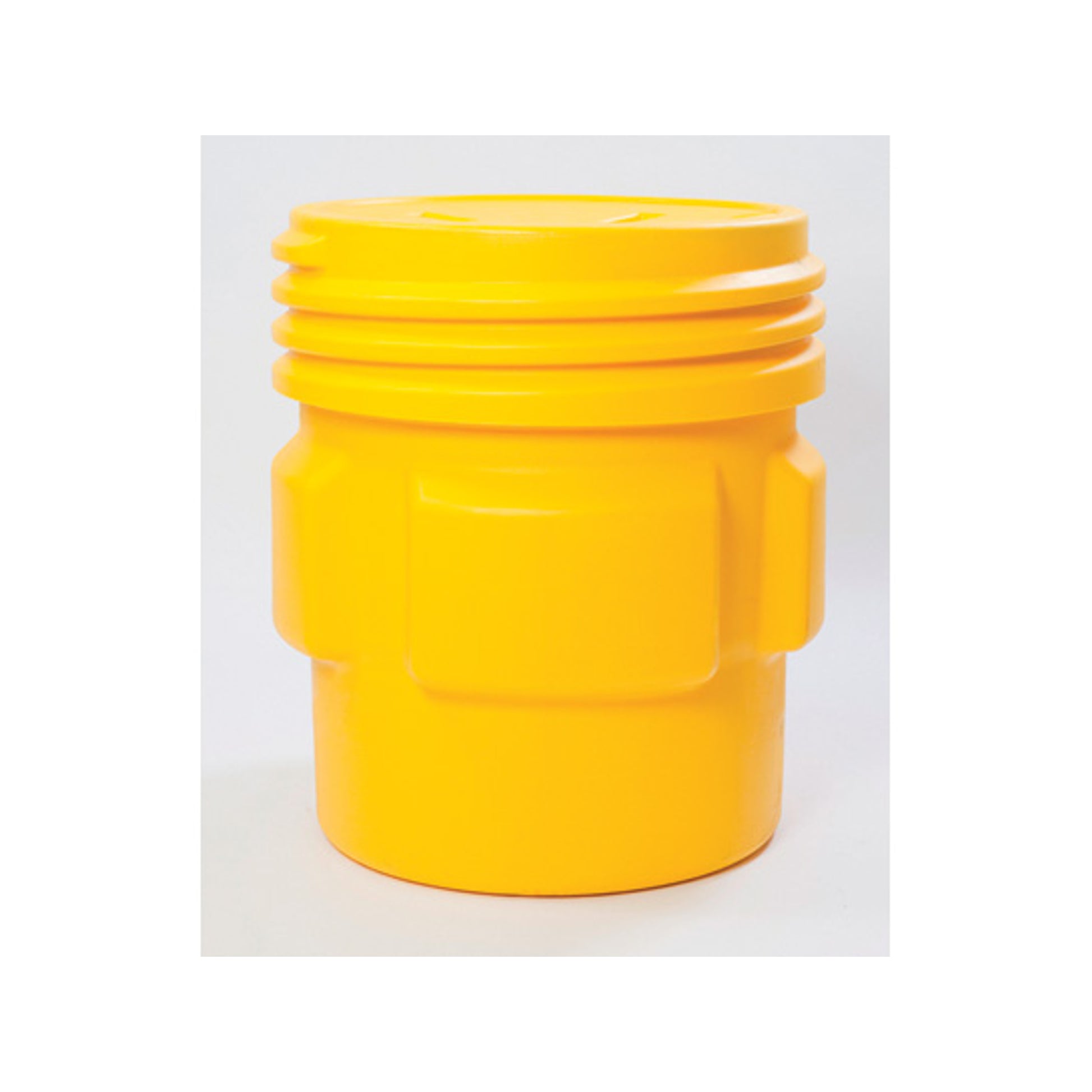 Eagle Overpack Poly Drum - 65 Gallon - Screw-on Lid - Yellow - 1661