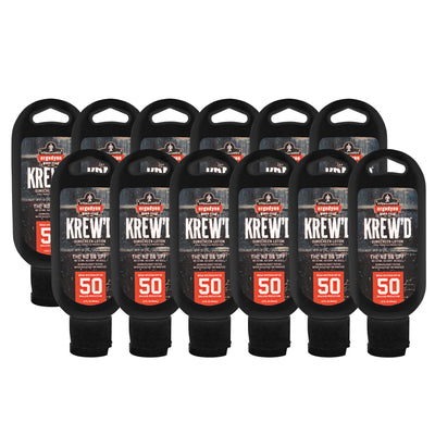 Ergodyne KREW'D 6352 SPF 50 Sunscreen Lotion - 1.5oz - 12-pack