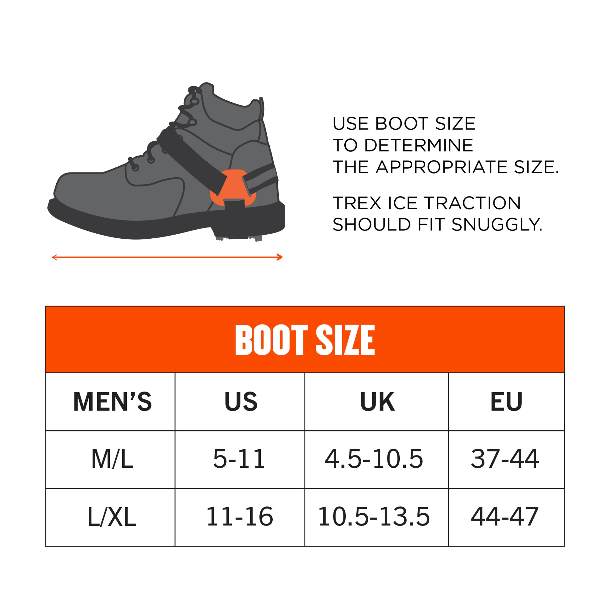 Ergodyne TREX 6315 Strap-On Heel Ice Cleats