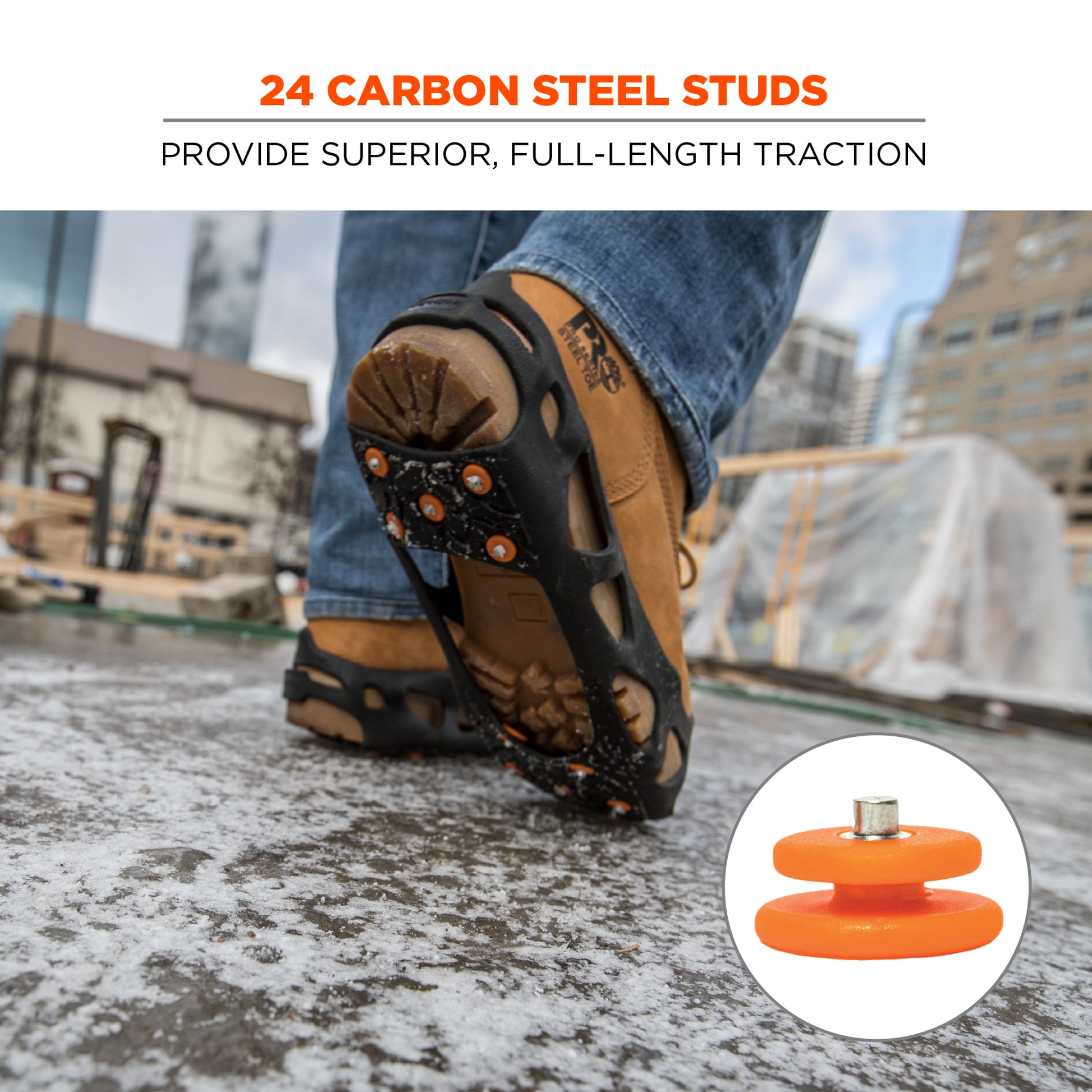 Ergodyne TREX 6304 Step-In Ice Cleats - Full Coverage