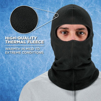 N-Ferno 6821 Balaclava Face Mask - Fleece - Black