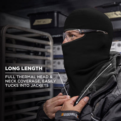 N-Ferno 6821 Balaclava Face Mask - Fleece - Black