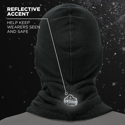 N-Ferno 6821 Balaclava Face Mask - Fleece - Black