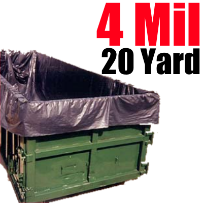 4 Mil 20 Yard Dumpster Liner